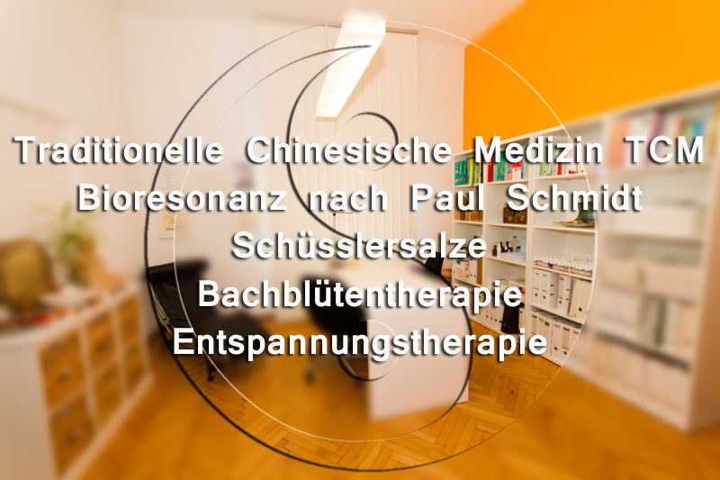 Traditionelle chinesische Medizin, TCM, Bioresonanz nach Paul Schmidt, Schüsslersalze, Bachblütentherapie, Entspannungstherapie